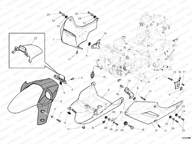 34B - FAIRING » PLASTICS