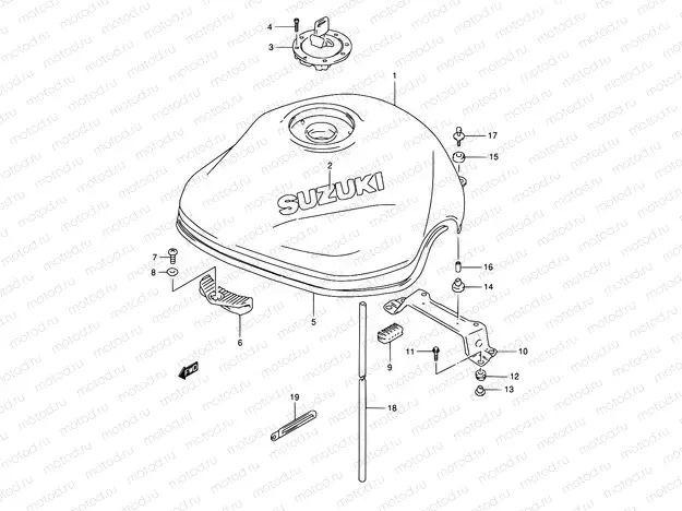34B - FUEL TANK (MODEL Y)
