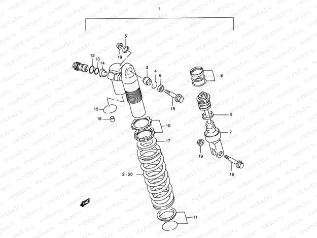 34B - SHOCK ABSORBER (MODEL W)