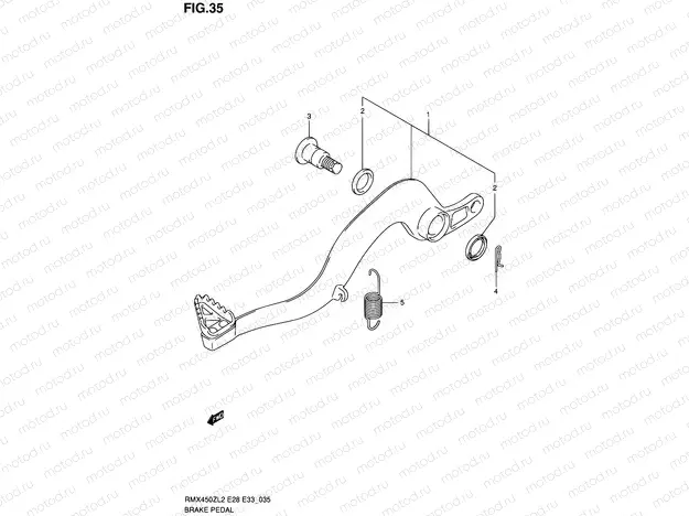 35 - BRAKE PEDAL