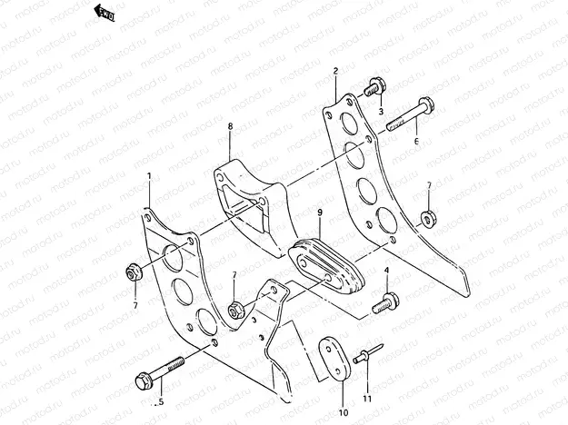 35 - CHAIN GUIDE