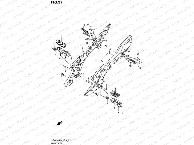 35 - FOOTREST