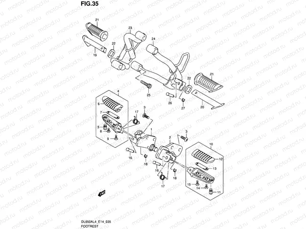 35 - FOOTREST