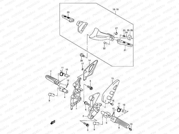 35 - FOOTREST
