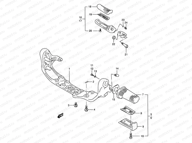 35 - FOOTREST