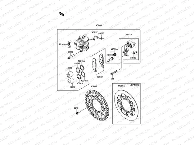 35 - FRONT BRAKE