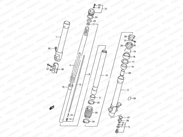 35 - FRONT DAMPER