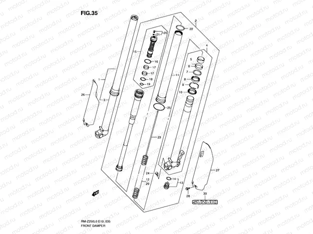 35 - FRONT DAMPER