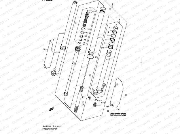35 - FRONT DAMPER