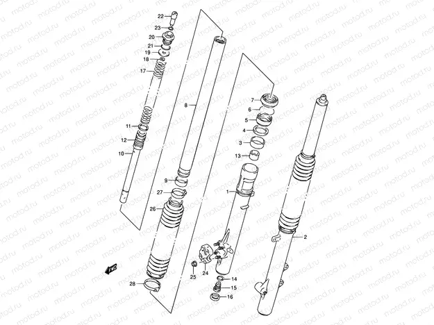 35 - FRONT DAMPER