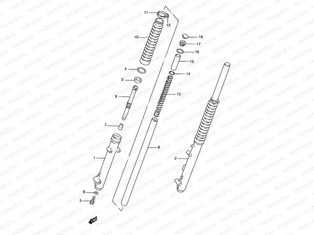 35 - FRONT DAMPER (E01,E24,E71)