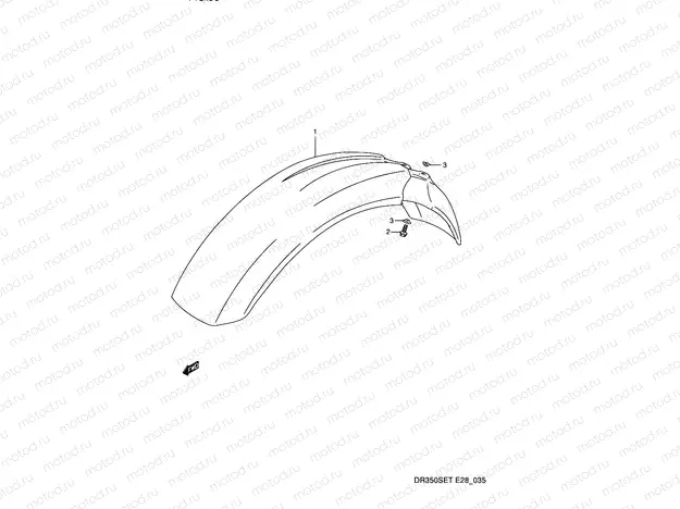 35 - FRONT FENDER