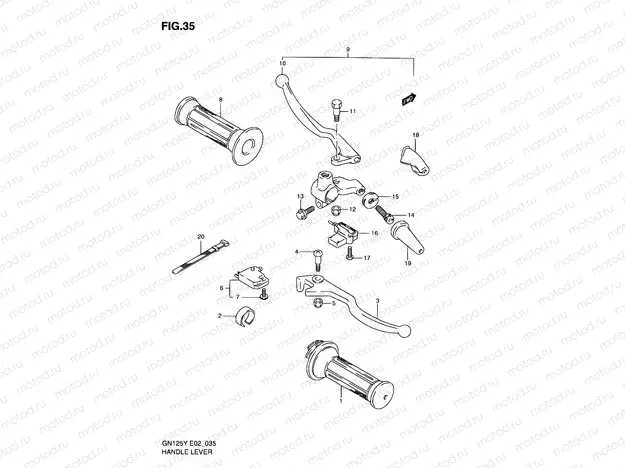 35 - HANDLE LEVER