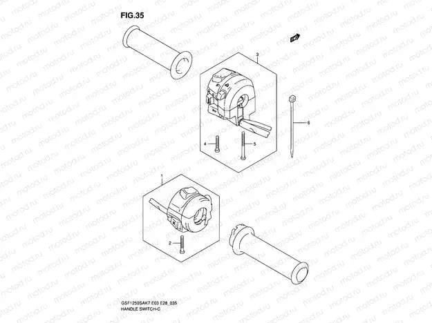 35 - HANDLE SWITCH