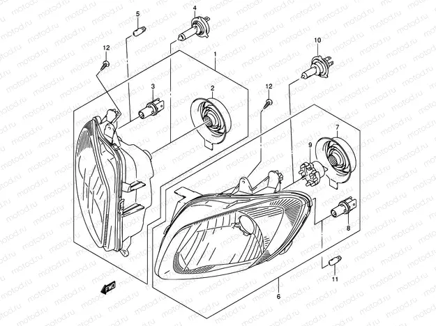 35 - HEADLAMP (E19)
