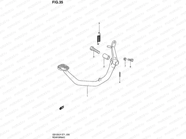 35 - REAR BRAKE