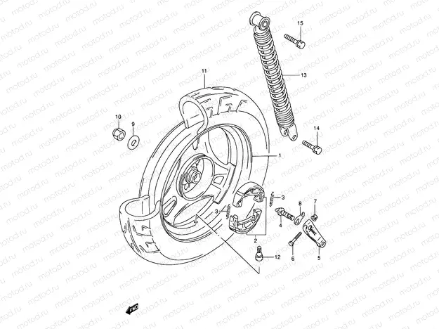 35 - REAR WHEEL