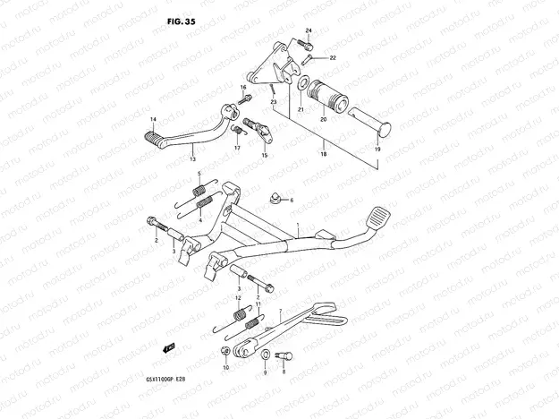35 - STAND - REAR BRAKE