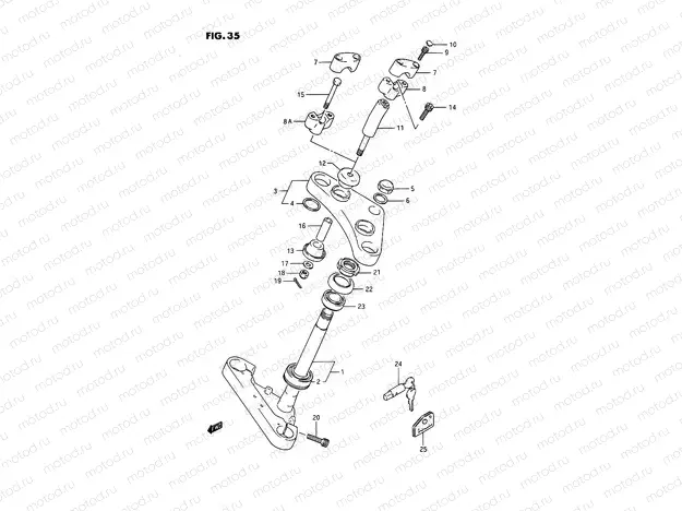 35 - STEERING STEM