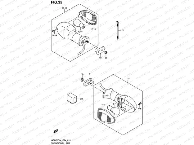 35 - TURNSIGNAL LAMP