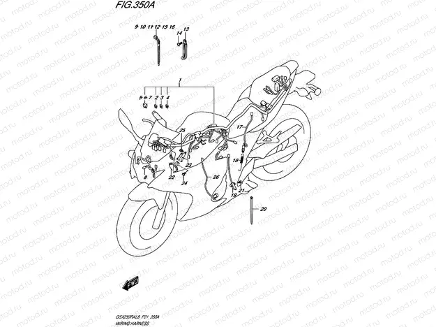 350A - WIRING HARNESS