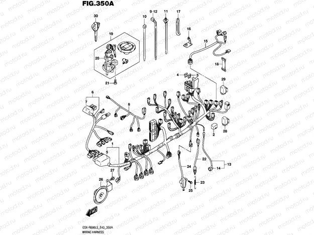 350A - WIRING HARNESS