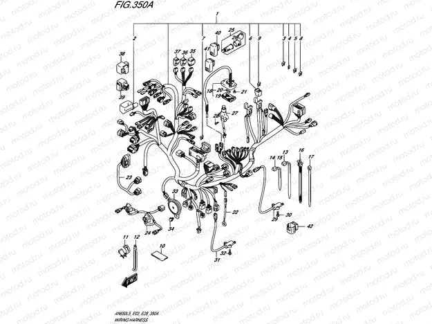 350A - WIRING HARNESS (AN650L5 E03)