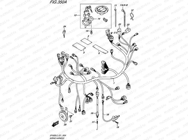 350A - WIRING HARNESS (SFV650L5 E21)