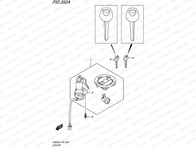 352A - LOCK SET
