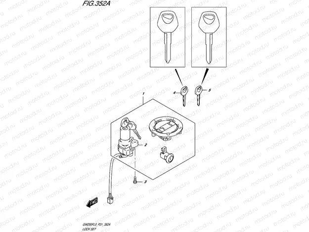 352A - LOCK SET