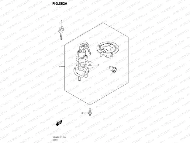 352A - LOCK SET