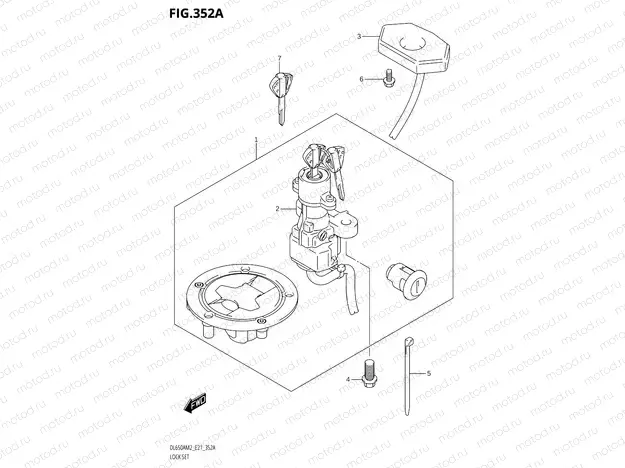 352A - LOCK SET