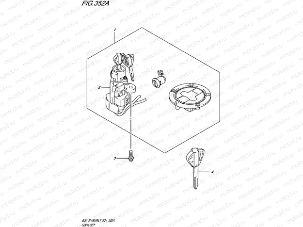 352A - LOCK SET