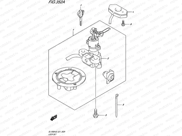 352A - LOCK SET