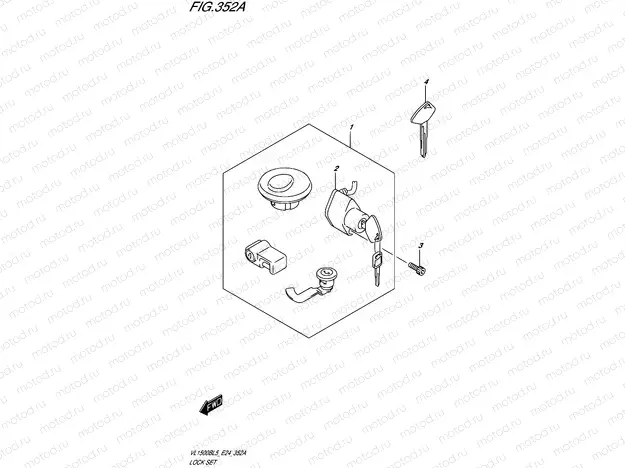 352A - LOCK SET