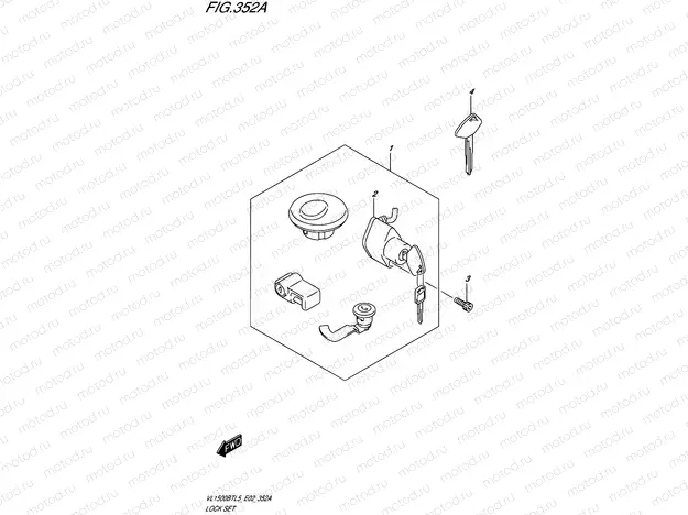 352A - LOCK SET