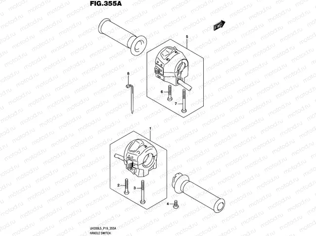 355A - HANDLE SWITCH