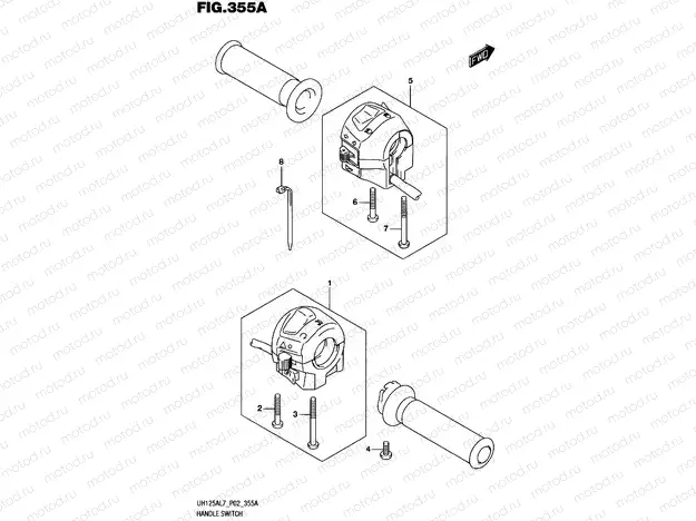 355A - HANDLE SWITCH