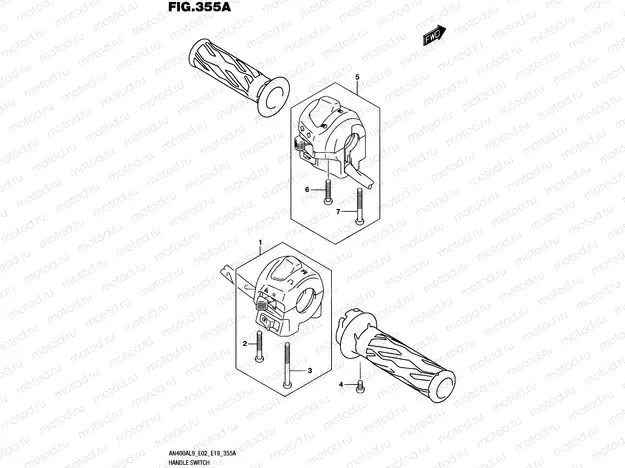 355A - HANDLE SWITCH