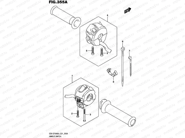 355A - HANDLE SWITCH