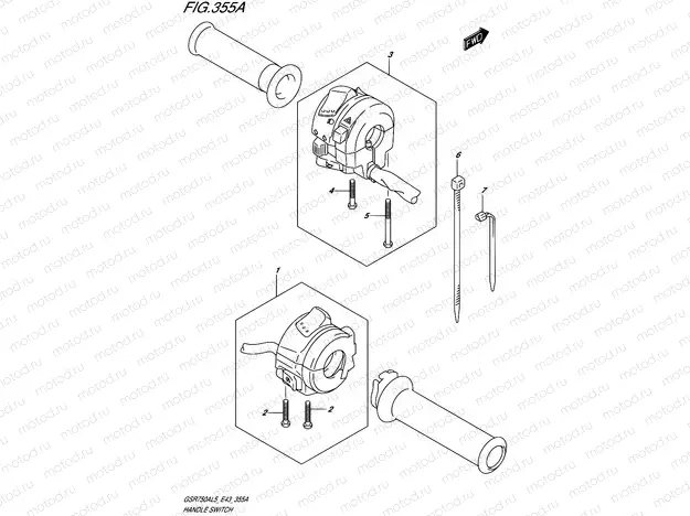 355A - HANDLE SWITCH