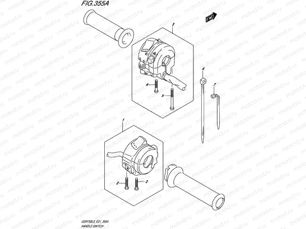 355A - HANDLE SWITCH