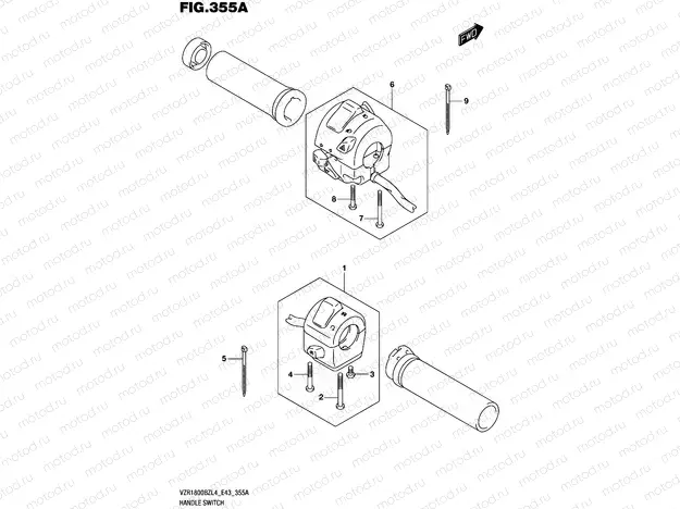 355A - HANDLE SWITCH