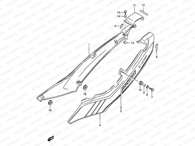 35A - FRAME COVER (MODEL M)