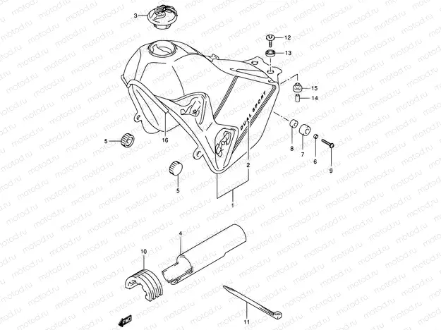 35A - FUEL TANK (MODEL K1)