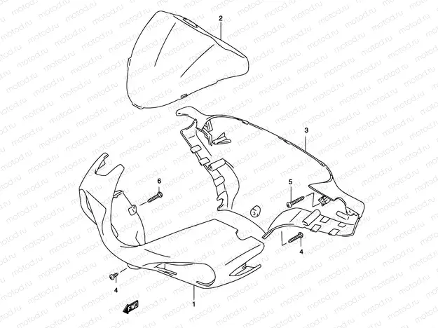 35A - HANDLE COVER (MODEL AY50W K3)