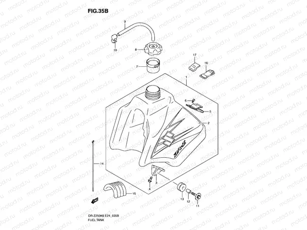 35B - FUEL TANK (MODEL K9)