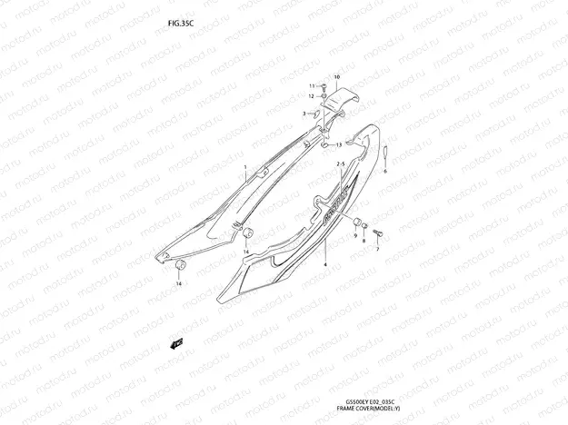 35C - FRAME COVER (MODEL Y)