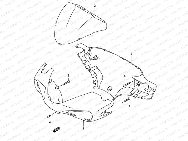 35D - HANDLE COVER (MODEL AY50 K2)
