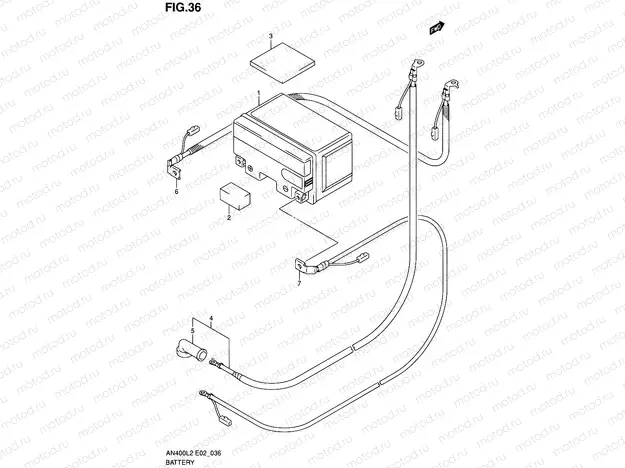 36 - BATTERY (AN400ZAL2 E51)
